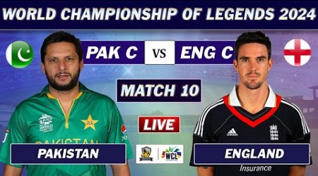 PAKISTAN vs ENGLAND MATCH 10 LIVE SCORES | PAK vs ENG LIVE | WORLD CHAMPIONSHIP OF LEGENDS | TOSS