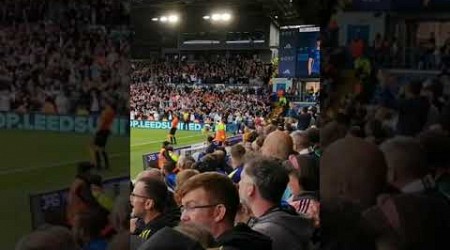 Leeds United Elland Road&quot;Let&#39;s go farking mental&quot; crazy fans !! #leedsunited #championship #leeds