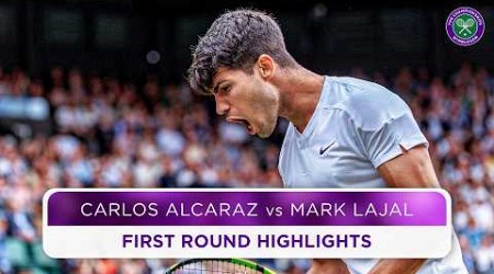 The Champion entertains on Centre Court | Carlos Alcaraz v Mark Lajal | Highlights | Wimbledon 2024