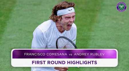 Sixth seed SHOCKED! | Andrey Rublev vs Francisco Comesana | Highlights | Wimbledon 2024