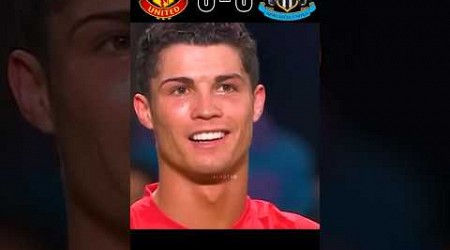 man United vs Newcastle Young Ronaldo Hatrick