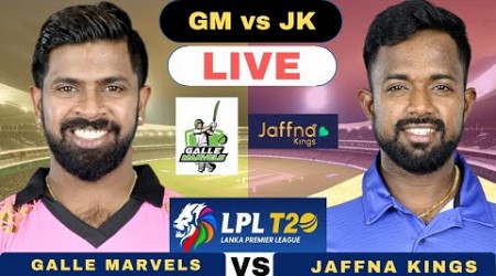 Lanka Premier League Live | Galle Marvels vs Jaffna Kings Live | GM vs JK Live 6th Match LPL 2024