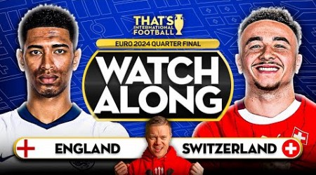 ENGLAND vs SWITZERLAND! LIVE EURO 2024 with Mark GOLDBRIDGE LIVE