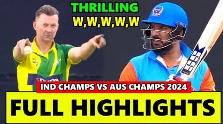 India Champions Vs Australia Champions World championship Highlights 2024 | Aus Vs Ind