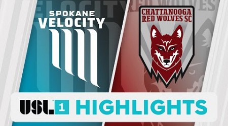 7.6.2024 | Spokane Velocity FC vs. Chattanooga Red Wolves SC - Game Highlights