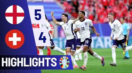 England vs Switzerland 1-1 ( PK 5-4 ) - HIGHLIGHTS &amp; GOALS 