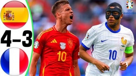 Spain vs France 4-3 - All Goals and Full Highlights - EURO 2024