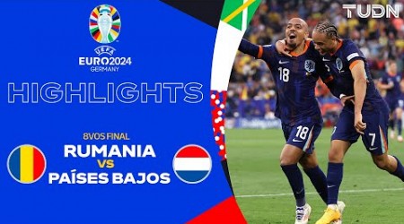 HIGHLIGHTS - Rumania vs Países Bajos | UEFA EURO 2024 - 8vos | TUDN