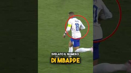 Svelato il nuovo numero di Mbappe 