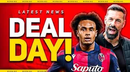 Zirkzee DEAL Today!? SANCHO &amp; RUUD at Carrington! Man Utd Transfer News