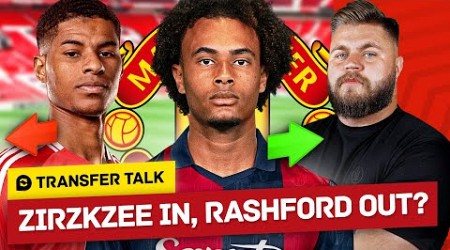 Joshua Zirkzee MEETS Erik Ten Hag! De Ligt £34m! Rashford To Be SOLD?! Transfer Talk