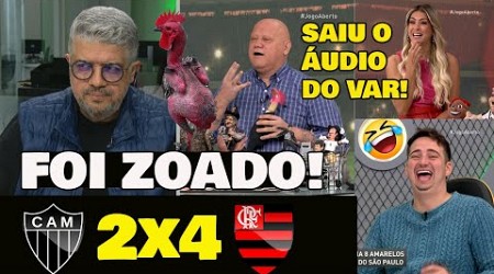 CHORA HEVERTON GUIMARÃES! ATLÉTICO-MG 2x4 FLAMENGO - SAIU O ÁUDIO DO VAR, UM ABSURDO!