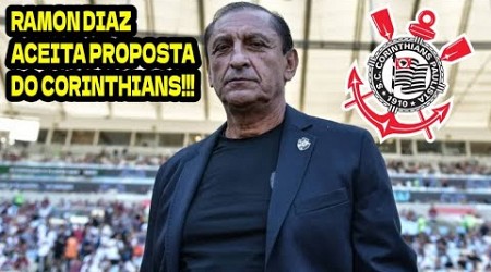 ️️⚽️RAMON DIAZ ACEITA PROPOSTA DO CORINTHIANS PARA SER O NOVO TREINADOR DO CLUBE!!!