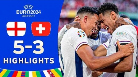 England vs Switzerland (5-3) HIGHLIGHTS | EURO 2024