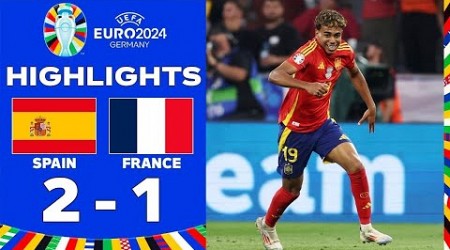 Spain vs France (2-1) | Semi-Final | UEFA Euro Cup 2024 | Full Match Streaming