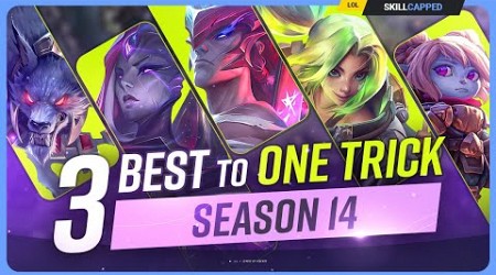 The 3 NEW BEST Champions to ONE TRICK for EVERY Role - League of Legends - Season 14