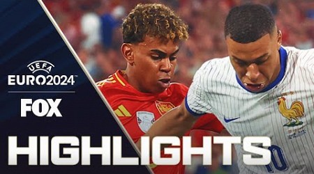 Spain vs. France Highlights | UEFA Euro 2024 | Semifinals