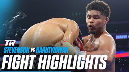 Shakur Stevenson Puts On A Clinic At Home | FIGHT HIGHLIGHTS