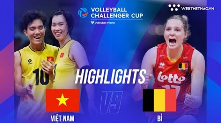 Highlights | VIỆT NAM vs BỈ | Tranh hạng 3 | FIVB Volleyball Challenger Cup 2024