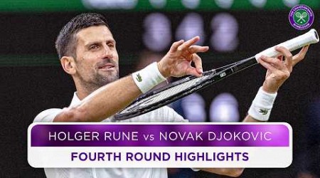 Djokovic relentless against Rune | Holger Rune vs Novak Djokovic | Highlights | Wimbledon 2024