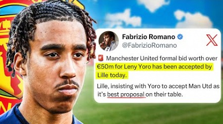 MAN UTD €50M+ LENY YORO BID ACCEPTED! Fabrizio Romano Confirms