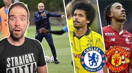 Maresca Takes Chelsea Training! | Chelsea Want Adeyemi? | Leny Yoro Man United Bid ACCEPTED?!