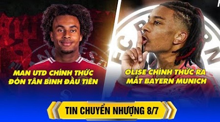 BẢN TIN CHUYỂN NHƯỢNG 8/7: MU CHỐT TÂN BINH ĐẦU TIÊN, OLISE CHÍNH THỨC RA MẮT BAYERN MUNICH