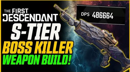 The BEST Boss Killing Weapon!! (~500K DPS!) // The First Descendant Tamer Weapon Build Guide!