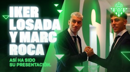 Las mejores imágenes de la presentación de Marc Roca e Iker Losada 