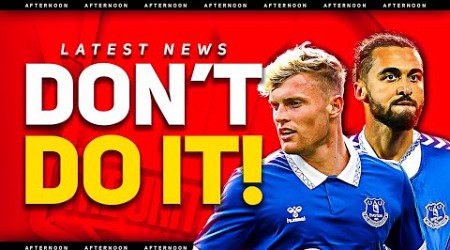 United&#39;s BRANTHWAITE &amp; CALVERT-LEWIN Double Bid?! Man Utd Transfer News