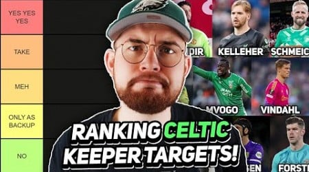 Ranking who would be the best of FIFTEEN keepers who COULD* sign for Celtic! | TIER LIST