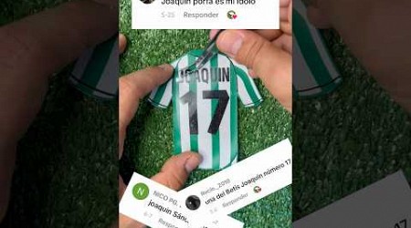 Joaquín Sánchez #betis #realbetis #joaquin #futbol #miniature #art #viral #fyp #parati #shorts