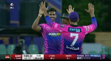 Pathirana 4-fer guides Strikers to thrilling win | Colombo v Kandy Highlights | Match 7 | #LPL5