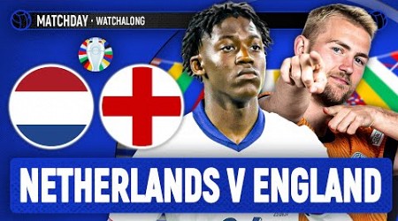 Netherlands 1-2 England LIVE STREAM WatchAlong | EURO 2024 Semi-Final