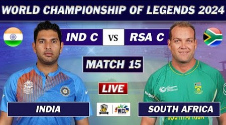 INDIA vs SOUTH AFRICA MATCH 15 LIVE SCORES | IND vs SA LIVE | WORLD CHAMPIONSHIP OF LEGENDS