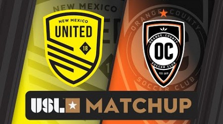 New Mexico United vs Orange County SC: July 3, 2024