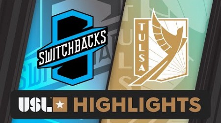 7.4.2024 | Colorado Springs Switchbacks FC vs. FC Tulsa - Game Highlights