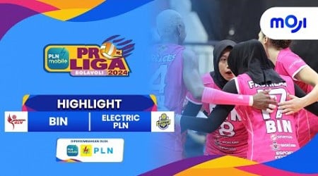 BIN VS Electric PLN 3-0 | Highlight PLN Mobile Proliga 2024