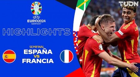 HIGHLIGHTS - España vs Francia | UEFA EURO 2024 - Semis | TUDN