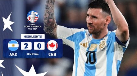 ARGENTINA 2-0 CANADÁ | HIGHLIGHTS | CONMEBOL COPA AMÉRICA USA 2024™