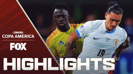 Uruguay vs. Colombia Highlights | 2024 Copa América | Semifinals