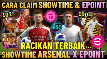 RACIKAN TERBAIK SHOWTIME ARSENAL &amp; CARA MENUKARKAN PEMAIN DI EFOOBALL POINT SHOP EPOINT