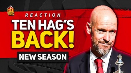 Erik Ten Hag&#39;s FIRST Interview Under INEOS! &quot;I&#39;M SO EXCITED!&quot;