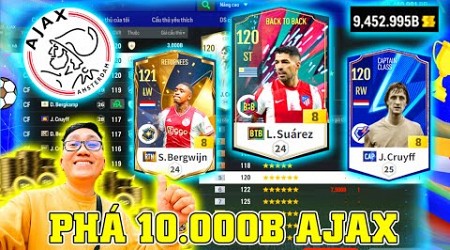 Phá Nhanh 10.000 Tỷ ILF Build Team Color AJAX Khủng Nhất FC Online: SUAREZ, SEEDORF &amp; CRUYFF