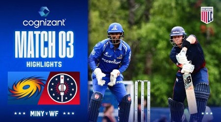 Cognizant Major League Cricket Game 3 Highlights | Washington Freedom vs. MI New York