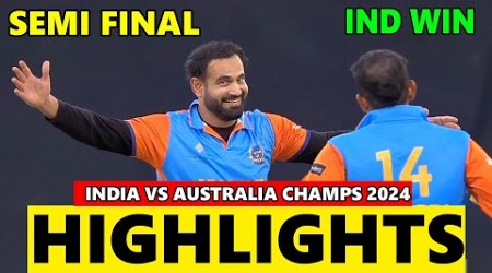 Full Highlights | India Champions vs Australia Champions Semi Final 2024 | IND vs AUS LEGEND