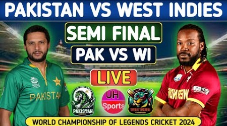 Pakistan Champion Vs West Indies Champion Live Semifinal Match World Championship of Legends Cricket