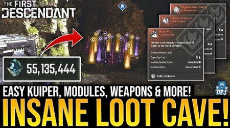 The First Descendant: INSANE FARM - Easy KUIPER SHARDS, XP, MODULES, WEAPONS &amp; MORE - New LOOT CAVE