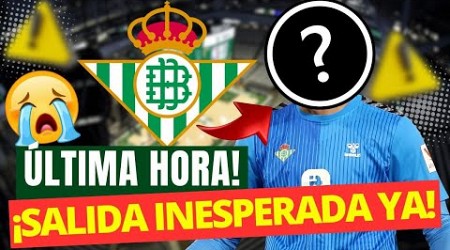 ⚠️ URGENTE: ¿CRACK DEL BETIS PUEDE DEJAR EL CLUB? ULTIMAS NOTICIAS DEL REAL BETIS