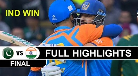 INDIA VS PAKISTAN FULL HIGHLIGHTS world championship of legends 2024 | IND VS PAK FULL HIGHLIGHTS